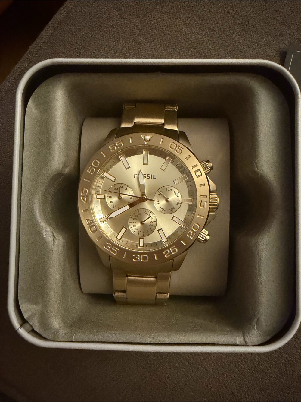Fossil Gold-Tone Multifunction Men’s Watch